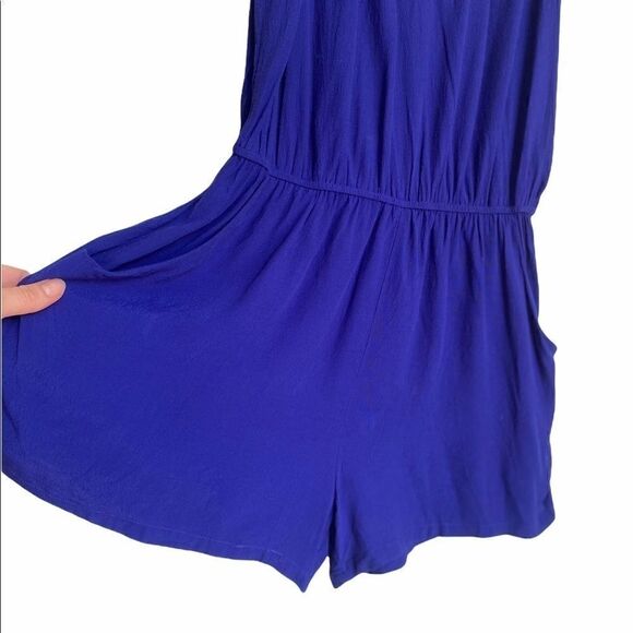 Sanctuary Blue Shorts Romper Small - Picture 2 of 5